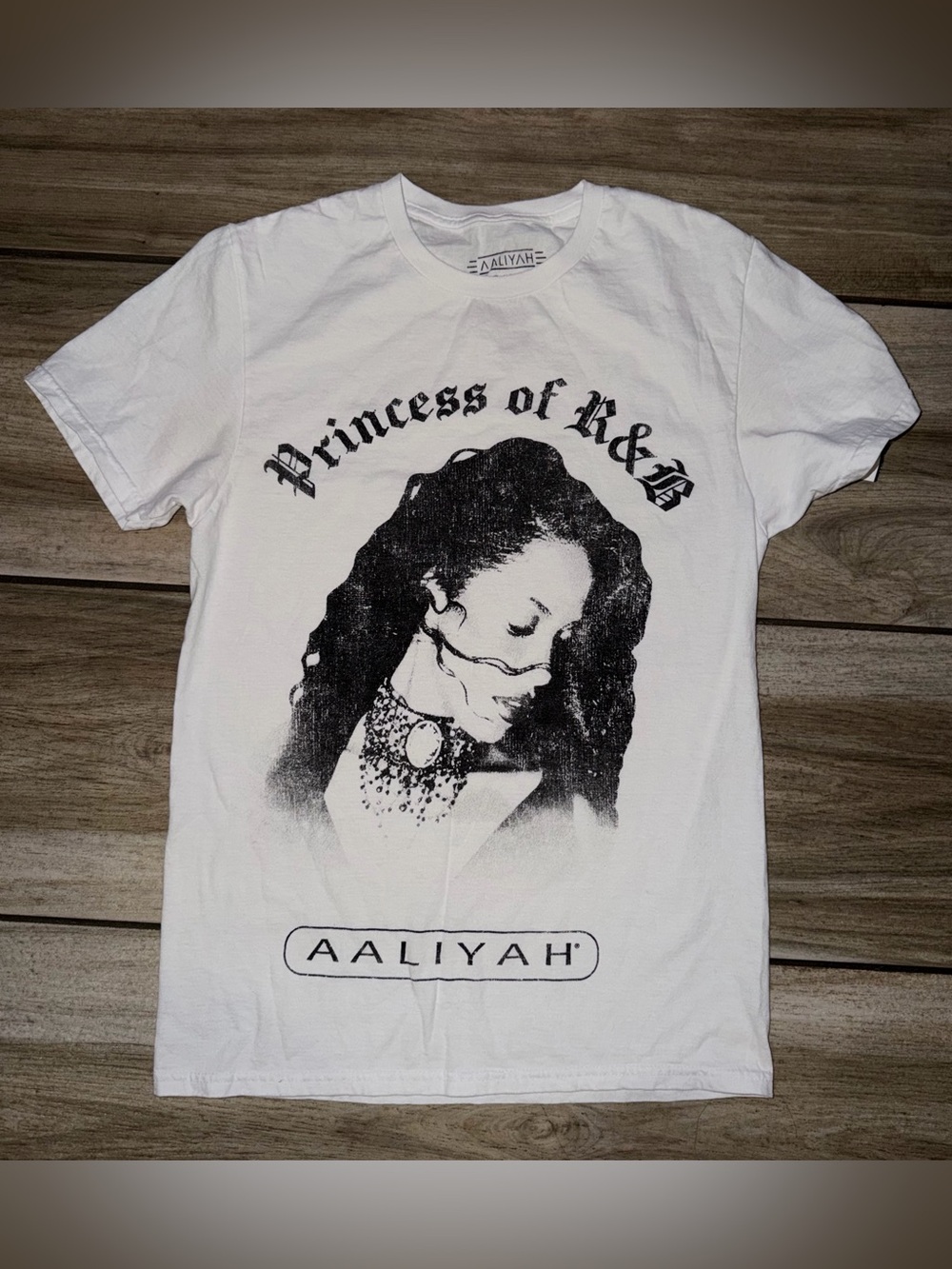 'Princess of R&B' Graphic Tee - White